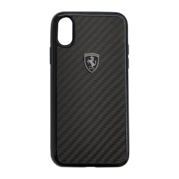 Ferrari Real Carbon case for iPhone XS FEHCAHCPXBK
