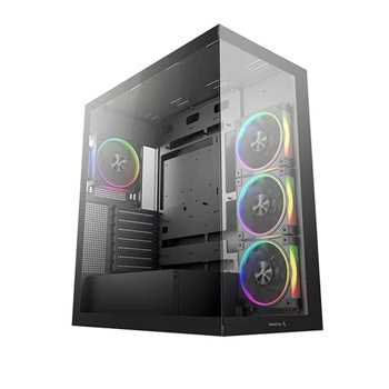 Кутия DeepCool CG530 4F V2, ATX/microATX/Mini-ITX, 1x USB 3.2 Gen 2 Type-C, с прозорец, черна, без захранване | JAR Computers DeepCool CG530 4F V2 R-CG580-BKADA4-G-2
