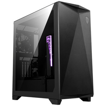 Кутия MSI MPG GUNGNIR 300P Airflow, E-ATX/ATX/Micro ATX/ITX, 2x USB 3.2 Gen 1 Type-A, 1x USB 3.2 Gen 2x2 Type-C, 4x 120mm вентилатора, с прозорец, черна, без захранване | JAR Computers MSI MPG GUNGNIR 300P AIRFLOW