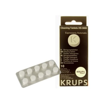 Таблетки за почистване на кафемашина Krups XS300010, 10 броя | JAR Computers Krups XS300010