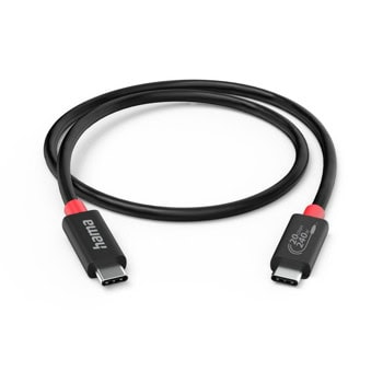 Кабел Hama 200788, от USB-C(м) към USB-C(м), 2m, черен | JAR Computers Кабел Hama 200788