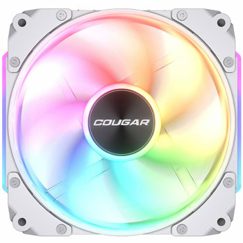 Вентилатор 120mm, Cougar Gaming APOLAR 120 ARGB White, 4-pin, 2200rpm | JAR Computers Cougar Gaming Apolar 120 ARGB White 3MAPR12A1.0002
