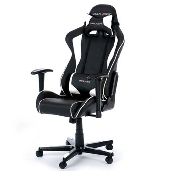 DXRacer F-series Gaming Chair - черен/бял