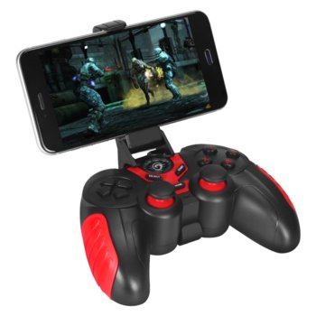 Геймпад Marvo GT-60, за PC/Android/iOS, безжичен/жичен, стойка за телефон, USB, черен image