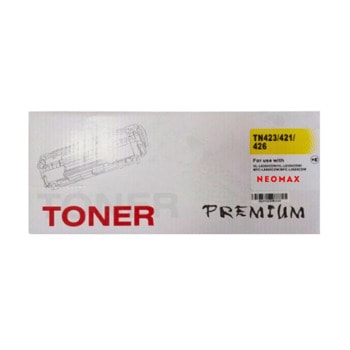 Тонер касета за Brother HL L8260CDW/L8360CDW, MFC L8900CDW/L8690CDW - Yellow - Neomax BT-TN423Y - Неоригинална, Заб.: 4000 брой копия | JAR Computers TN423Y/TN421Y/TN426Y Neomax BT-TN423Y Yellow