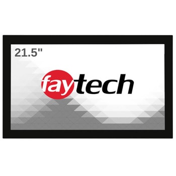 Индустриален монитор Faytech 1010502338 FT215TMCAPOFHBOB, 21.5" (54.61 cm) Full HD LED Capacitive multi-touch панел, HDMI, DVI-D, VGA | JAR Computers Faytech 1010502338 FT215TMCAPOFHBOB