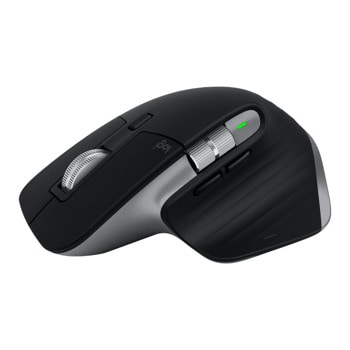 Мишка Logitech MX Master 3S For Mac, оптична (8000 dpi), безжична, USB, Bluetooth, 7 бутона, черна | JAR Computers Logitech MX Master 3S For Mac - SPACE GREY