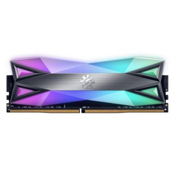 Памет 16GB DDR4 3600MT/s, A-Data SPECTRIX D60G AX4U3600316G18A-ST60, 1.35V, RGB подсветка | JAR Computers A-Data AX4U3600316G18A-ST60