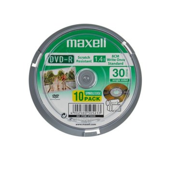 Оптичен носител DVD-R media 1.4GB, Maxell, 10 бр. /за камери/ | JAR Computers Maxell DVD-R 1.4GB ML-DDVD-R-8SM10PK