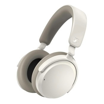 Слушалки Sennheiser Accentum Plus, безжични/жични, Вluеtооth, 3.5mm жак, микрофон, ANC шумопотискане, aptX Adaptive кодек, до 50 часа време на работа, бели | JAR Computers Слушалки Sennheiser Accentum Plus Wireless White