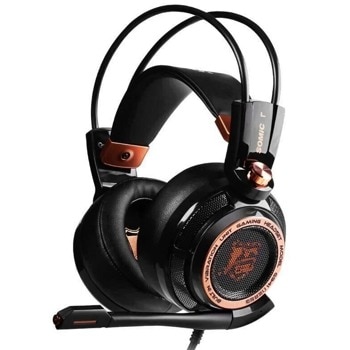 Слушалки Somic G941ANC, микрофон, гейминг, 40мм говорители. виртуален 7.1 съраунд, вибрация, 2.2m кабел, USB, черни | JAR Computers Somic G941ANC