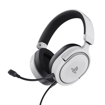 Слушалки Trust GXT 498W, микрофон, 3.5mm жак, гейминг, бели | JAR Computers Слушалки Trust GXT 498W 24716