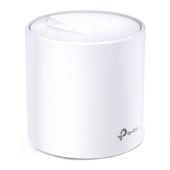 Безжична Wi-fi система TP-Link Deco X60 V2, Мобилен, 3000Mbps, 2.4GHz(574Mbps), 5GHz, (2402Mbps), Wireless AX, 1x LAN 10/100/3,000 Mbps, 1 вътрешни антени | JAR Computers Безжичен рутер TP-Link Deco DECO-X60