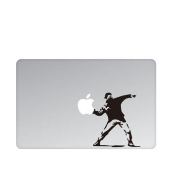 Декорация /скин/ MacBookArt Throw Boy, за MacBook Pro 15" и 17", Throw Boy, при махане на покритието не остават петна и белези по MacBook-а | JAR Computers MacBookArt Sticker Throw Boy