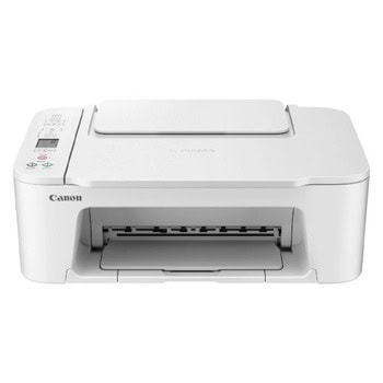 Мултифункционално мастиленоструйно устройство Canon PIXMA TS3751 White, цветен принтер/копир/скенер, 4800x1200dpi, 8 стр/мин, Wi-Fi, USB, A4 | JAR Computers CANON Pixma TS3751I White 6671C026AA