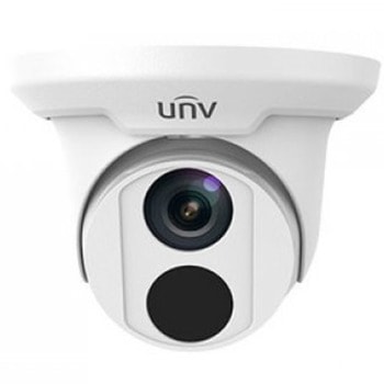 IP камера UniVIEW IPC3612ER3-PF28-C, куполна, 2 Mpix (1920x1080@30FPS), 2.8mm обектив, H.265/H.264/MJPEG, IR осветеност (до 30м), външна IP67, PoE (802.3af), RJ-45 | JAR Computers UniVIEW IPC3612ER3-PF28-C