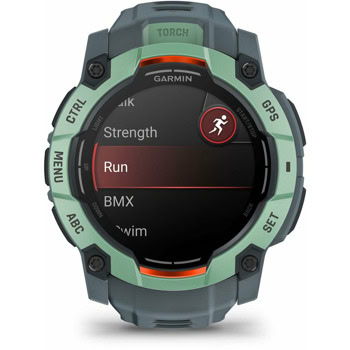 Смарт часовник Garmin Instinct 3 - 50mm AMOLED Neotropic Twilight, 1.3" (3.3cm) AMOLED дисплей, Bluetooth, ANT+, GPS, 4GB Flash памет, акселерометър, пулсомер, компас, термометър, Connect IQ, 10ATM, до 24 дни живот на батерията, зелено-син | JAR Computers Garmin Instinct 3 - 50 мм AMOLED Neotropic Twiligh