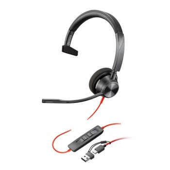 Poly Blackwire 3310 Monaural MS Teams 8X216AA