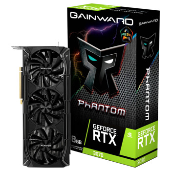 Видео карта Nvidia GF RTX 3070, 8GB, Gainward Phantom+, PCI-E 4.0, GDDR6, 256-bit, DisplayPort, HDMI | JAR Computers Gainward GeForce RTX 3070 Phantom+