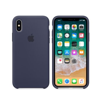 Apple iPhone X Silicone Case - Midnight Blue