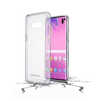 Калъф за Samsung Galaxy S10e, Cellular Line ClearDuo, твърдо тяло с гумена рамка, прозрачен | JAR Computers Cellular Line ClearDuo for Samsung Galaxy S10e