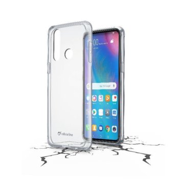 Калъф за Huawei P30 Lite, Cellular Line Clear Duo, твърдо тяло с гумена рамка, удароустойчив, прозрачен | JAR Computers Cellular Line Clear Duo for Huawei P30 Lite