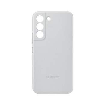 Samsung S22 G901 Leather Cover Light Gray