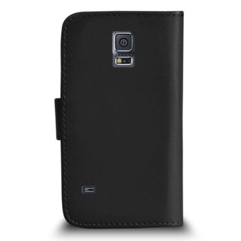 Wallet Flip Case for Galaxy S5 Mini SM-G800 black
