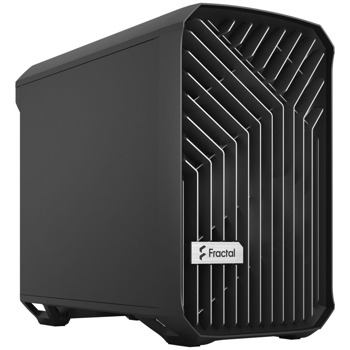 Кутия Fractal Design Torrent Nano Black Solid, 1x USB 3.1 Gen 2 Type-C, черна, без захранване | JAR Computers Fractal Design Torrent Nano Black Solid