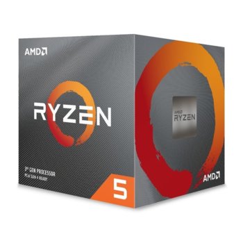 Процесор AMD Ryzen 5 3600X, шестядрен (3.8/4.4GHz, 36MB L3 Cache, AM4) BOX, с Wraith Spire охлаждане | JAR Computers AMD Ryzen 5 3600X 100-100000022BOX