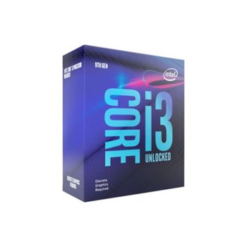 Процесор Intel Core i3-9350KF, четириядрен (4.0GHz/4.6GHz, 8MB, LGA1151) BOX, без охлаждане | JAR Computers Intel i3-9350KF