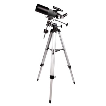 Телескоп Levenhuk Blitz 80s PLUS, рефракторен, 160x оптично увеличение, 80 mm диаметър на лещата(апертура), 400 mm фокусно разстояние image