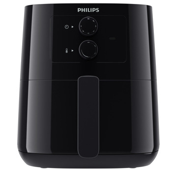 Фритюрник Philips HD9200/90 AirFryer, горещ въздух, 0.8 кг. вместимост, автоматично изключване, светещ индикатор, антихлъзгаща се основа, 1400W, черен image