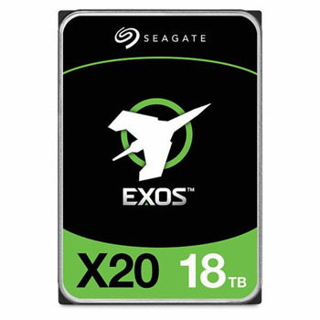 Твърд диск 18TB Seagate Exos X20 SED (ST18000NM004D), SATA 6.0Gb/s, 7200 rpm, 256MB кеш, 3.5" (8.89cm) | JAR Computers Seagate 18TB Exos X20 SED SATA ST18000NM004D