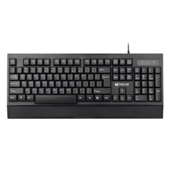 Клавиатура Mixie X6, висококачествени мембрани, черна, USB | JAR Computers Клавиатура Mixie X6 DF6121