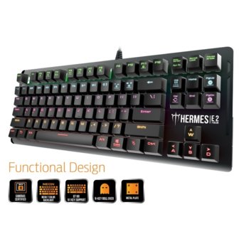 Клавиатура Gamdias HERMES-E2 7 color, механична