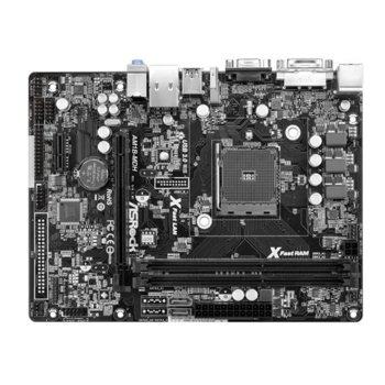 Дънна платка АSRock AM1B-MDH, AM1, 2x DDR3, PCI-E (D-Sub, DVI-D, HDMI), SB5.1, Lan1000, 2x SATA3, 2x USB 3.0, mATX | JAR Computers АSRock AM1B-MDH