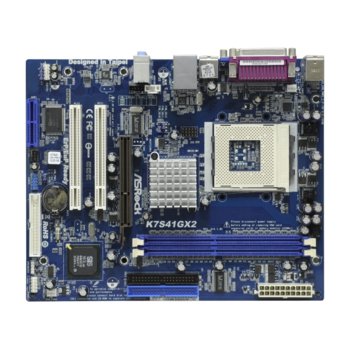 Дънна платка ASRock K7S41GX2, SiS741GX, SocketA (socket 462), DDR400, VGA&AGP 8x, SB5.1, Lan, mATX | JAR Computers ASRock K7S41GX2 SiS741GX SocketA s462 DDR400 mATX