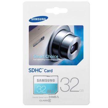 Samsung 32GB SD Card Standart (Class6, 24MB/S)