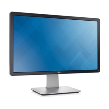 Монитор 23.8" (60.45 cm) DELL P2414H (P2414H-B), IPS panel, FULL HD LED, 8ms, 2 000 000:1, 250cd/m2, DVI & DisplayPort, USB хъб, черен | JAR Computers 23.8 DELL P2414H IPS panel FULL HD LED