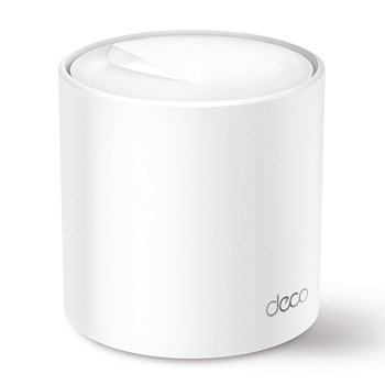 Безжична Wi-fi система TP-Link Deco X50 (1-pack)(Разопакован продукт), 3000Mbps, 2.4GHz (574 Mbps), 5GHz (2402 Mbps), Wireless AX, 3x LAN/WAN, 2 вътрешни антени | JAR Computers TP-Link Deco X50(1-pack) AX3000 разопакован
