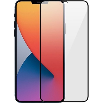 Протектор от закалено стъкло 52652, за iPhone 12 Pro Max, черен | JAR Computers Стъклен протектор за iPhone 12 Pro Max