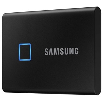 Памет SSD 500GB, Samsung T7 TOUCH, външен, USB 3.2 Type-C, скорост на четене 1050 MB/s, скорост на запис 1000 MB/s image