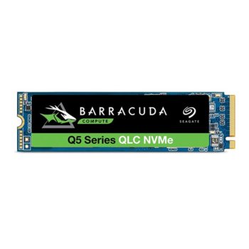 SSD 1 TB, Seagate BarraCuda Q5, M.2 2280 NVMe, M.2 2280-S2, скорост начетене 2,400 MB/S, скорост на качване 1,700 MB/S | JAR Computers Seagate SSD BarraCuda Q5 1TB