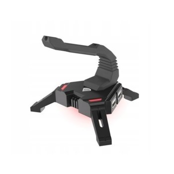 USB Хъб Genesis Vanad 300, 4 порта, от USB Type-A към 4x USB 2.0 Type-A, органайзер за кабела на мишката, черен | JAR Computers Genesis Vanad 300