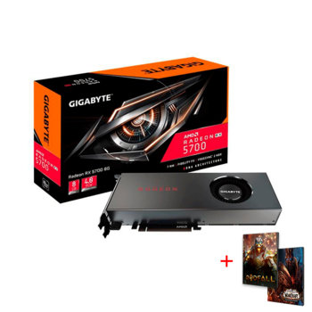 Видео карта AMD Radeon RX 5700 с подарък игра World of Warcaft: Shadowlands и Godfall, 8GB, Gigabyte GV-R57-8GD-B, PCI-E 4.0, GDDR6, 256bit, Display Port, HDMI | JAR Computers Gigabyte GV-R57-8GD-B