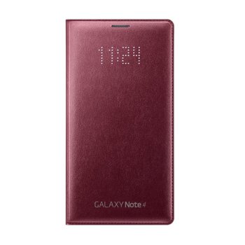 Samsung LED Flip Wallet Galaxy Note 4 N910 red