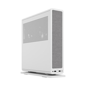 Кутия Fractal Design Ridge, Mini ITX, 1x USB 3.1 Gen 2 Type-C, 2x USB 3.0, бяла, без захранване | JAR Computers Fractal Design Ridge white FD-C-RID1N-02