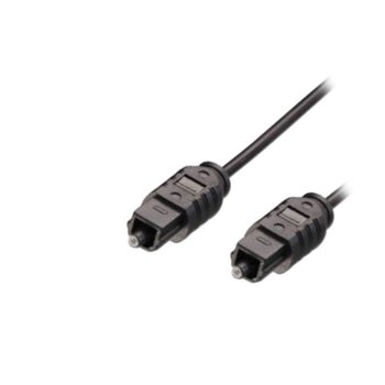 Оптичен кабел MediaRange MRCS133, от Toslink(м) към Toslink(м), 1.5m, черен | JAR Computers Оптичен кабел MEDIARANGE MRCS133