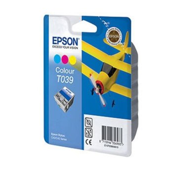 Касета ЗА EPSON STYLUS C 41 SX / C 41 UX / C 43 UX / C 43 UX - Color - P№ T039 | JAR Computers Касета ЗА EPSON STYLUS C 41 SX / C 41 UX / C 43